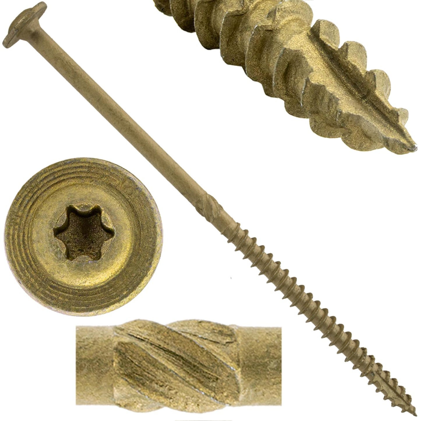 Jake Sales #15 x 6 Heavy Duty Structural Lag Screw for Decking