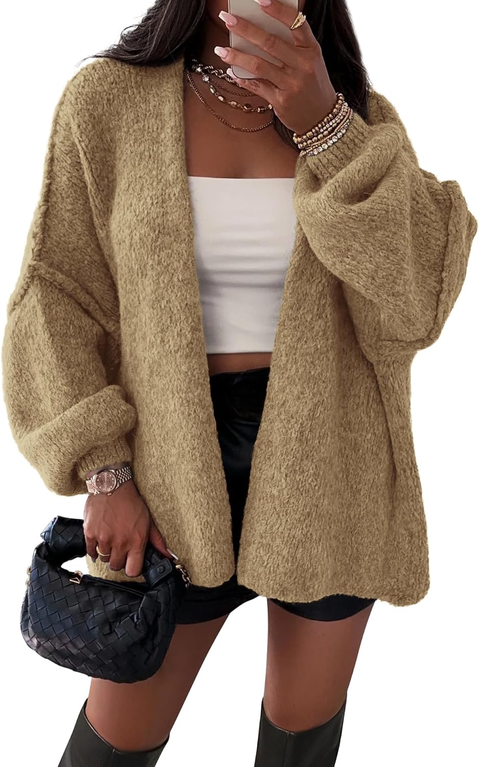 ATHMILE Womens Fall Oversized Cardigan Sweaters for Style