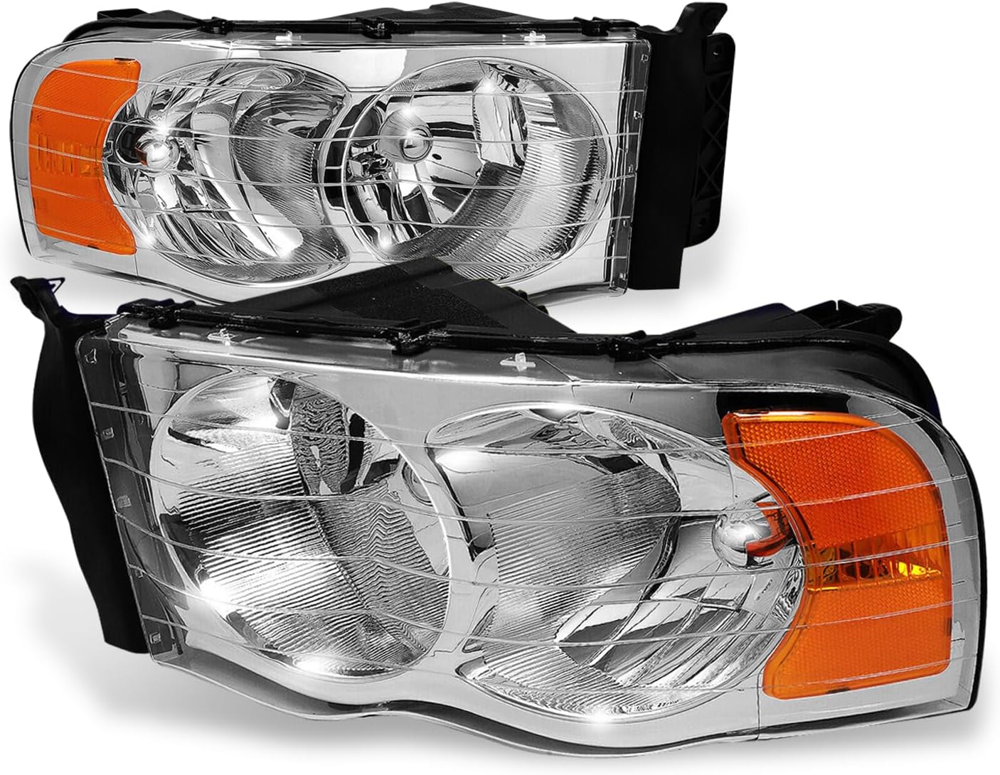 Auto Dynasty Headlight Assembly for Dodge Ram 1500 2500 3500
