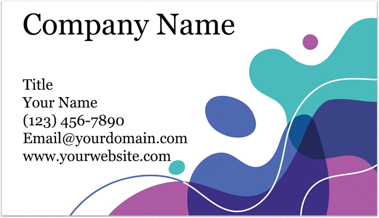 Custom Printed Business Cards on Thick Durable Stock - 3.5ft x 2ft