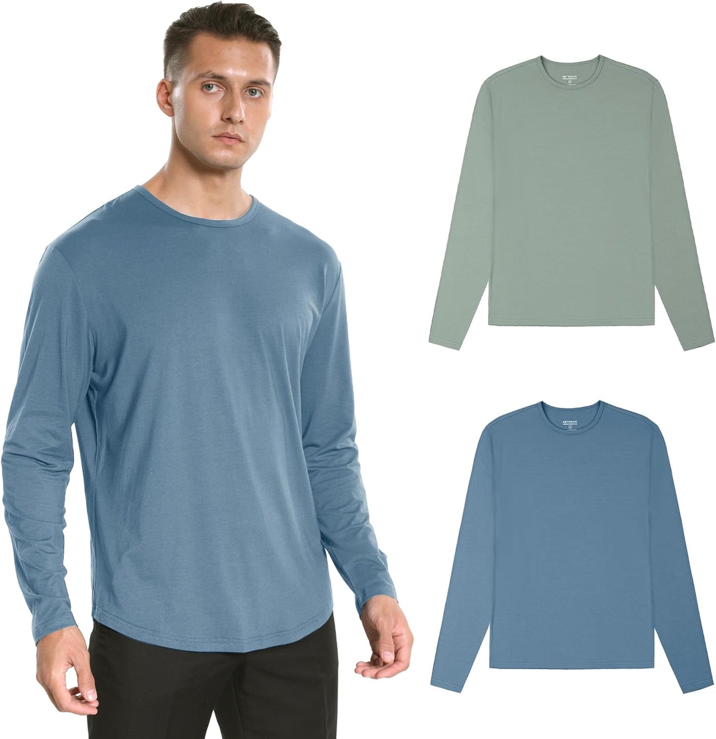 Men's Ultra-Soft Bamboo Viscose T-Shirt for All-Day Comfort