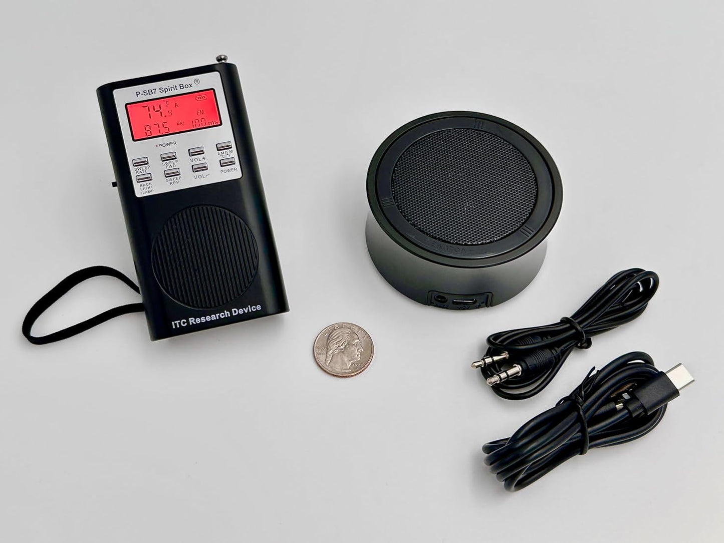 P-SB7 Spirit Box & DAS-X1 Speaker Kit for Paranormal Investigations