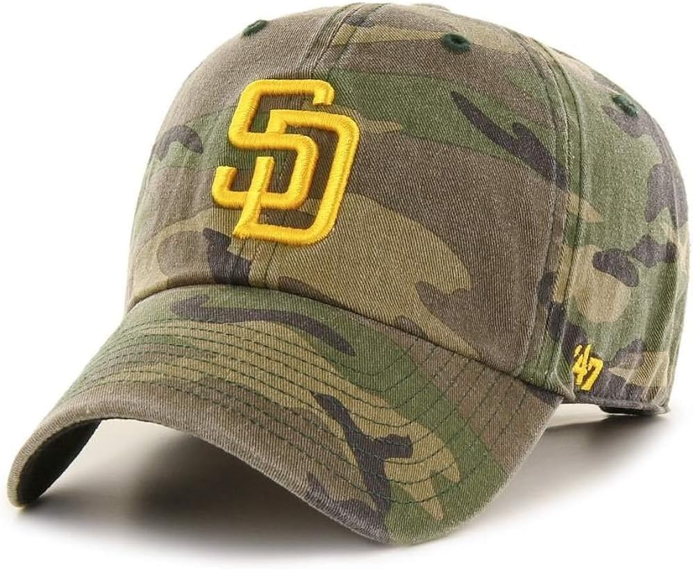 47 MLB Unisex-Adult Camo Clean Up Adjustable Hat for All