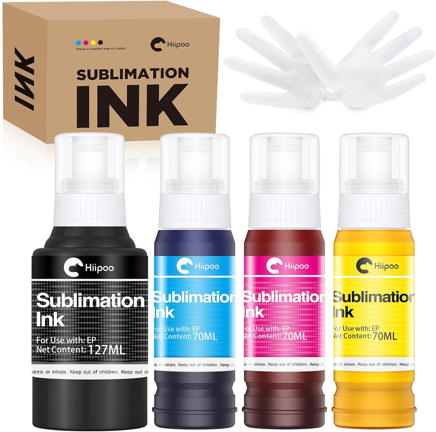 Hiipoo Sublimation Ink: Vibrant Heat Press Transfers