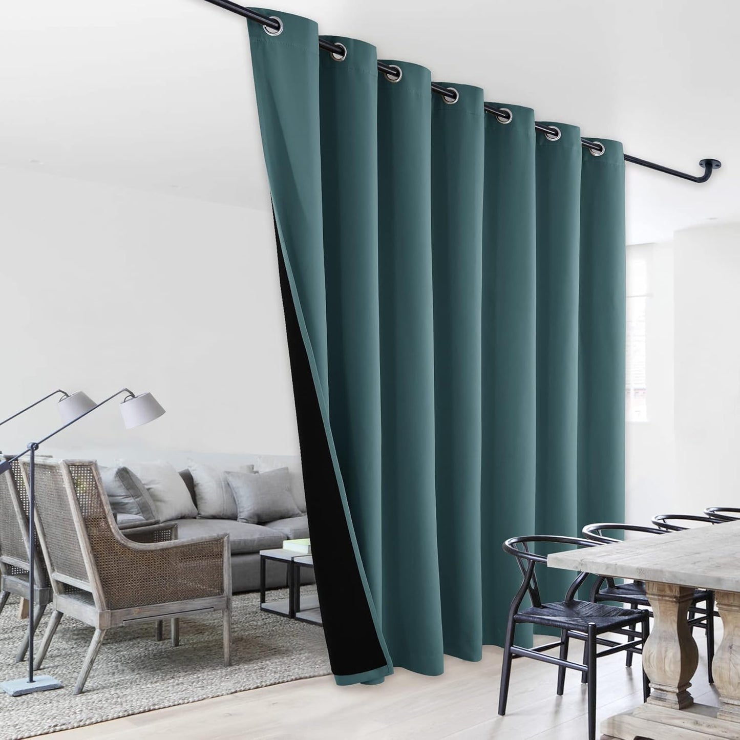 NICETOWN Sound Reducing Room Divider Curtains for Privacy