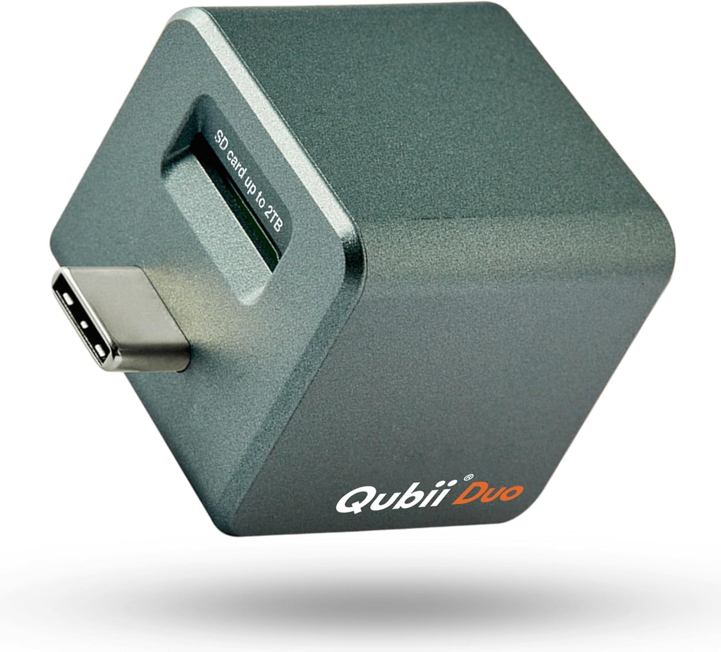 MAKTAR Qubii Duo USB-C Auto Photo Storage & iPhone Backup Device