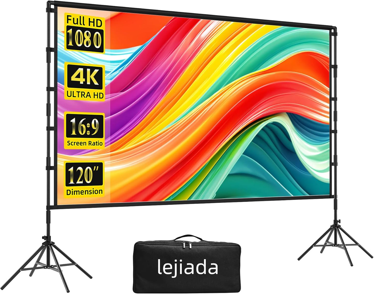 120-Inch Outdoor Projector Screen for Immersive Viewing Experience