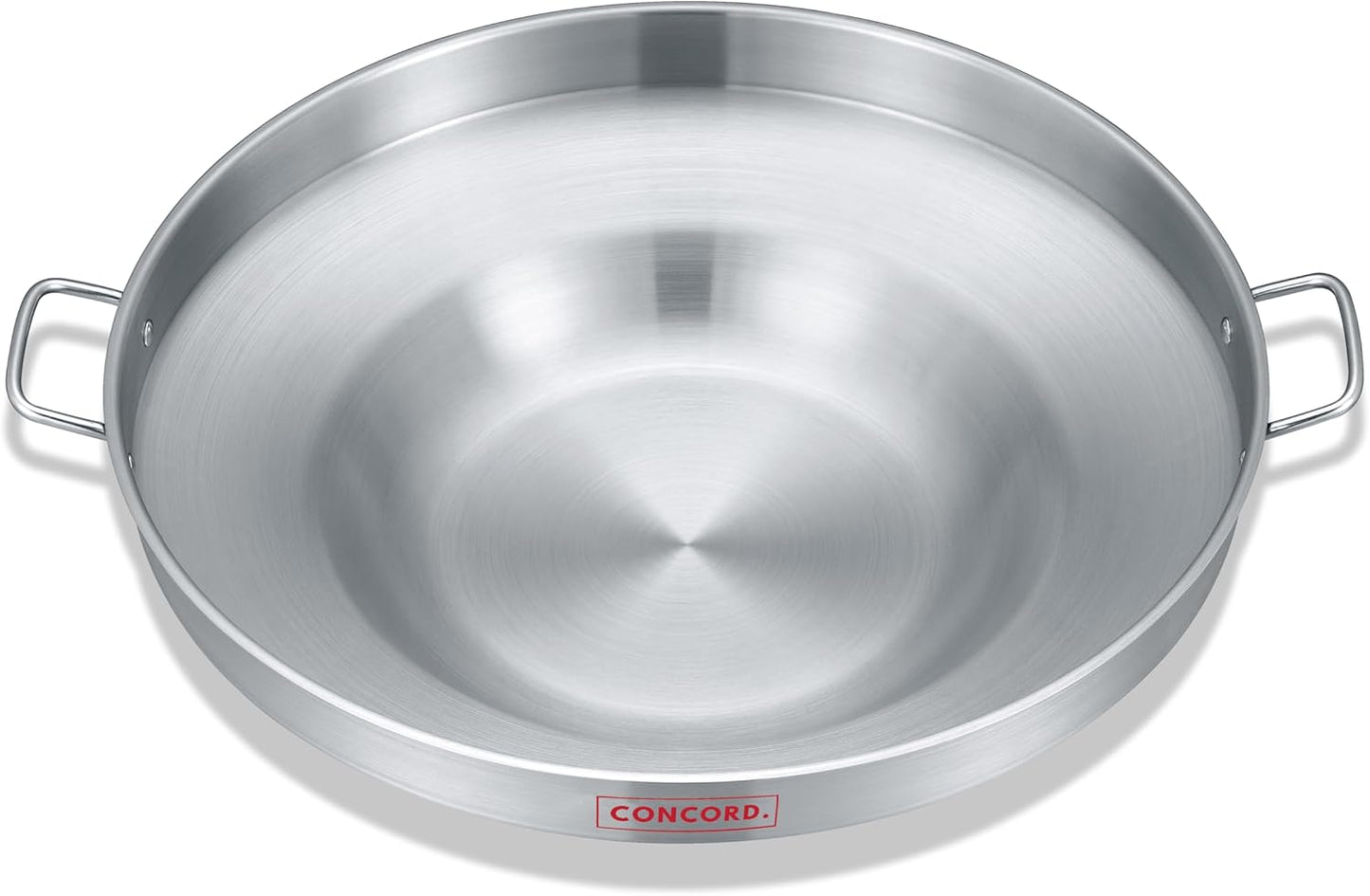 Stainless Steel Comal Frying Bowl for Street Food Cooking 22ftin