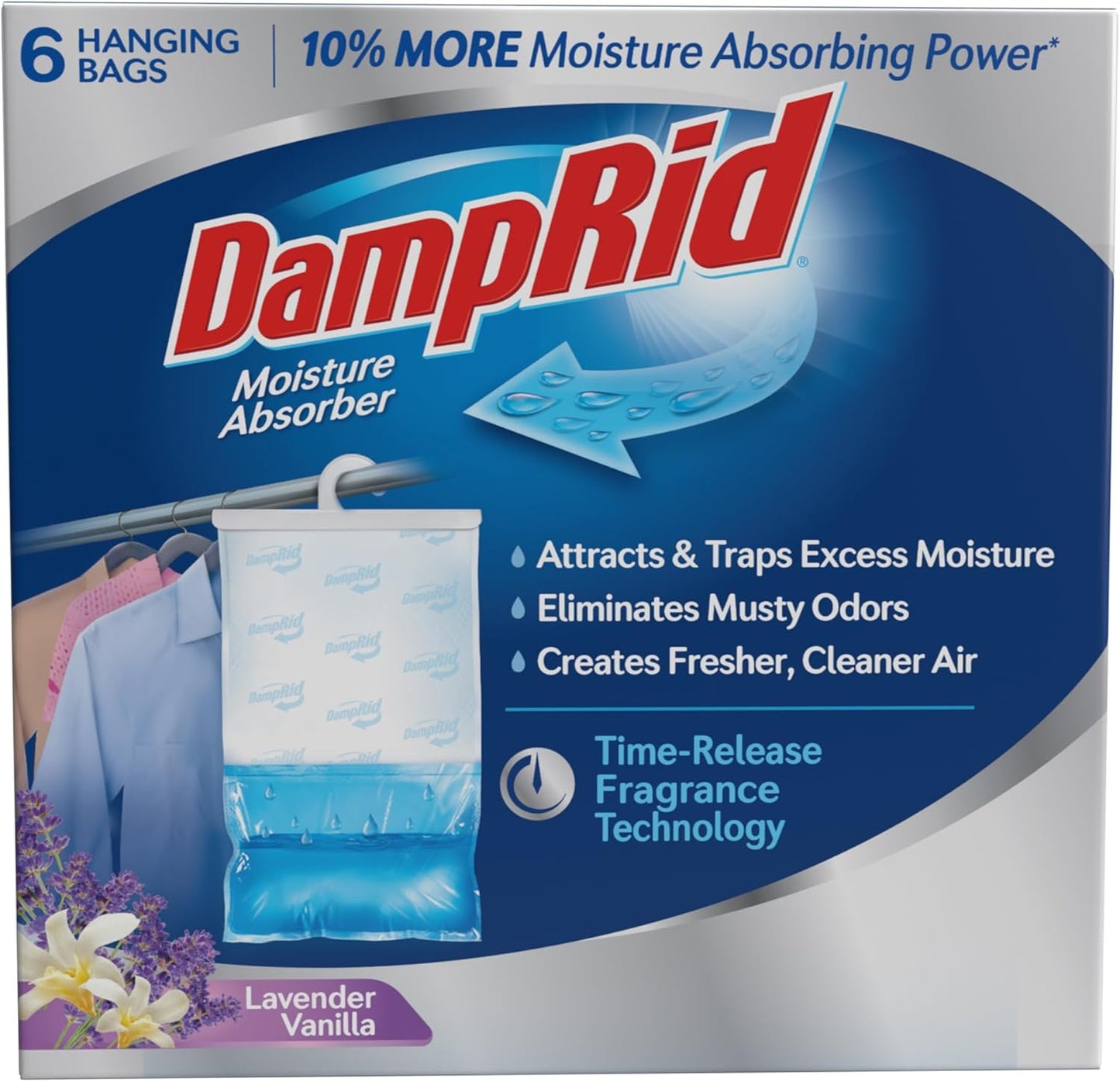 DampRid Lavender Vanilla Hanging Moisture Absorber for Fresh Air
