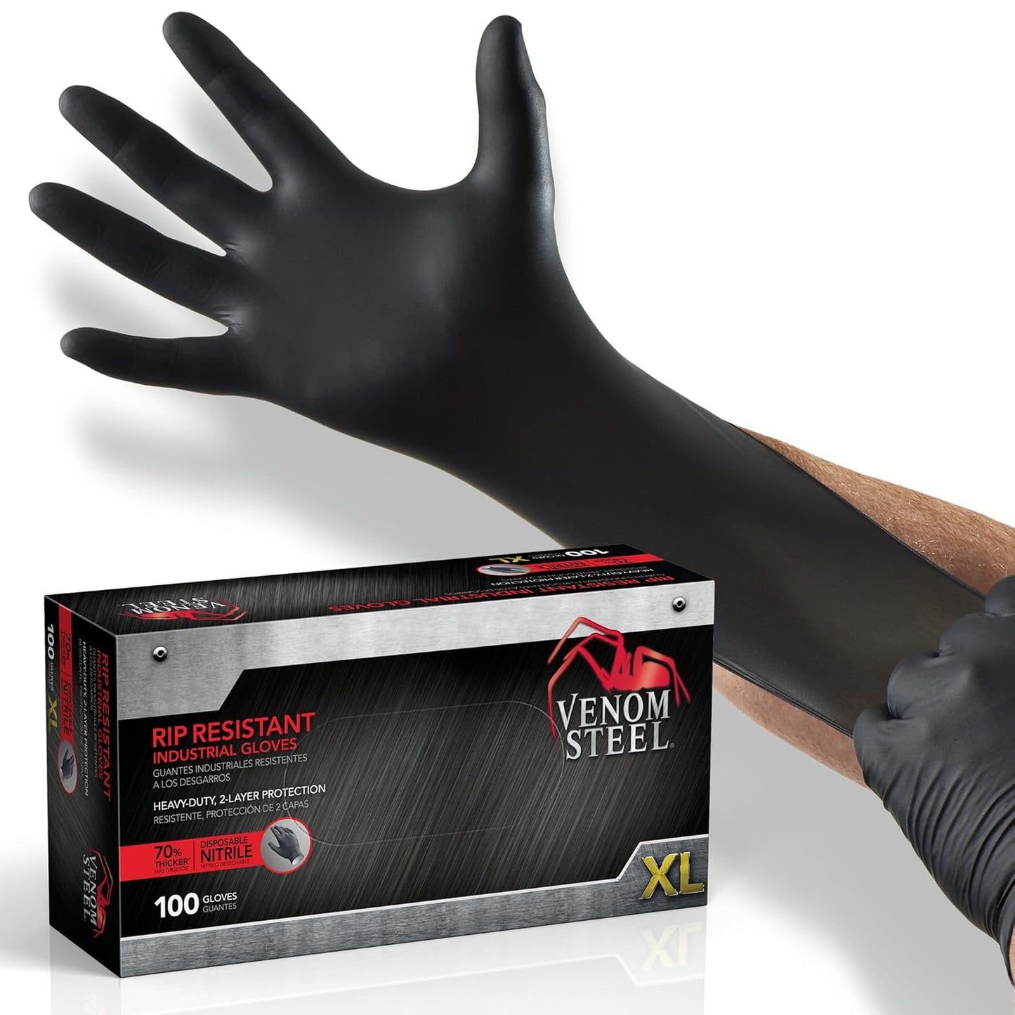 Venom Steel Chemical Resistant Nitrile Gloves