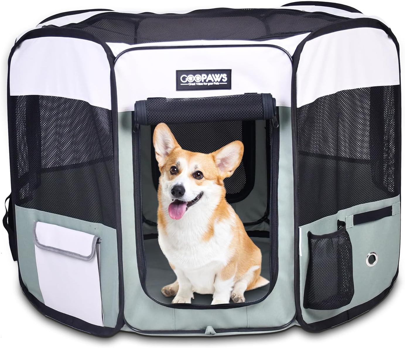 Portable Soft Dog Exercise Pen for Indoor and Outdoor Use
