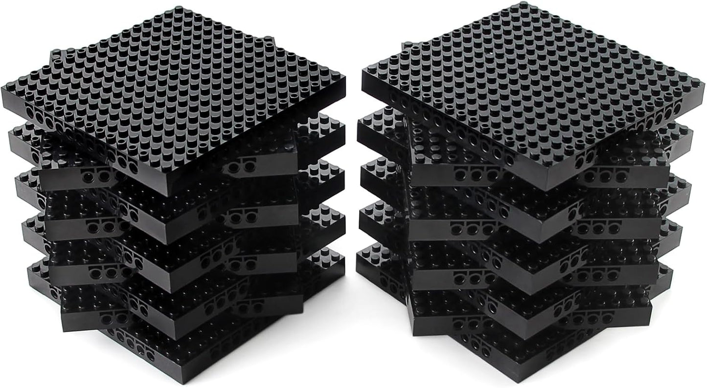 Feleph 18pcs 5in Base Brick Plates for Pixel Art and DIY Projects
