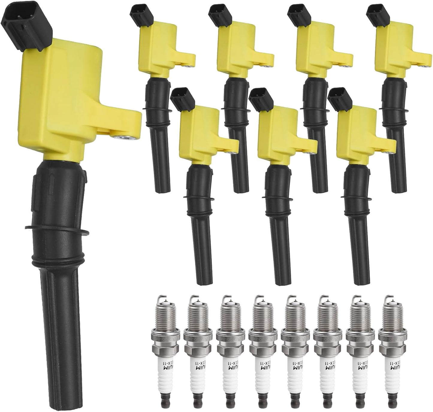 Ignition Coil Pack and Spark Plugs for Ford V8 Engines 1997-2011