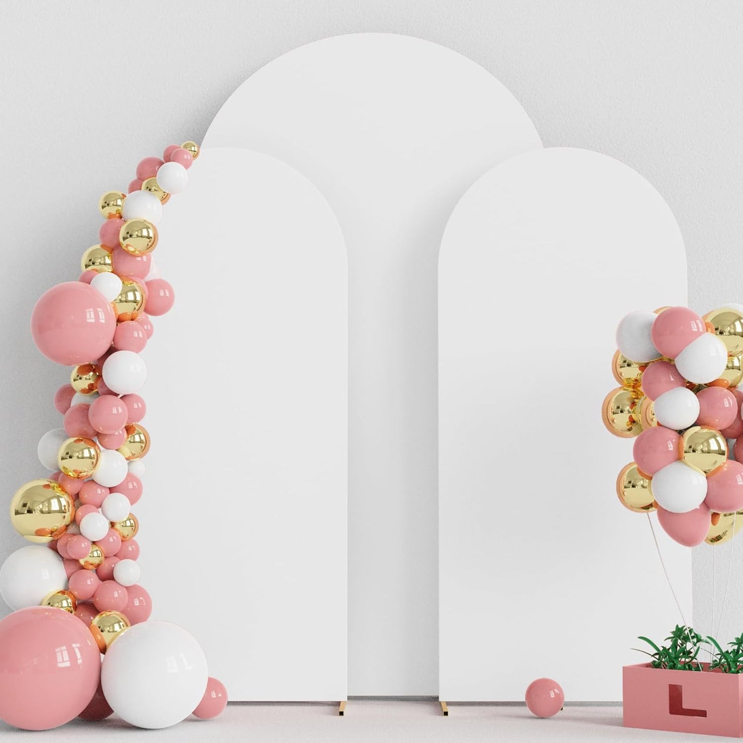 Wokceer Wedding Arch Backdrop Cover Set for Stunning Events