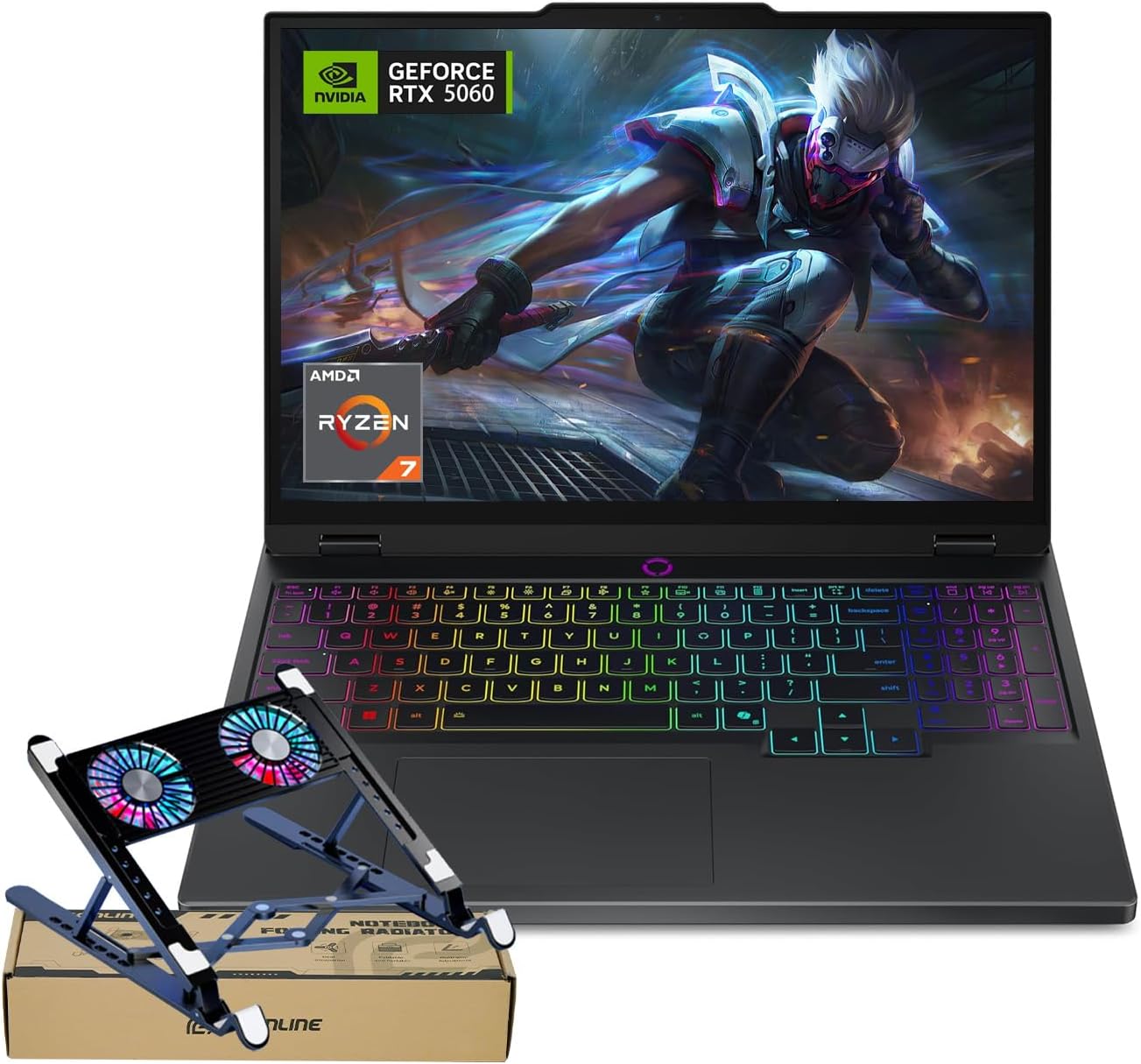 Lenovo Legion 5 Gaming Laptop with RTX 5060 and Ryzen 7 Power