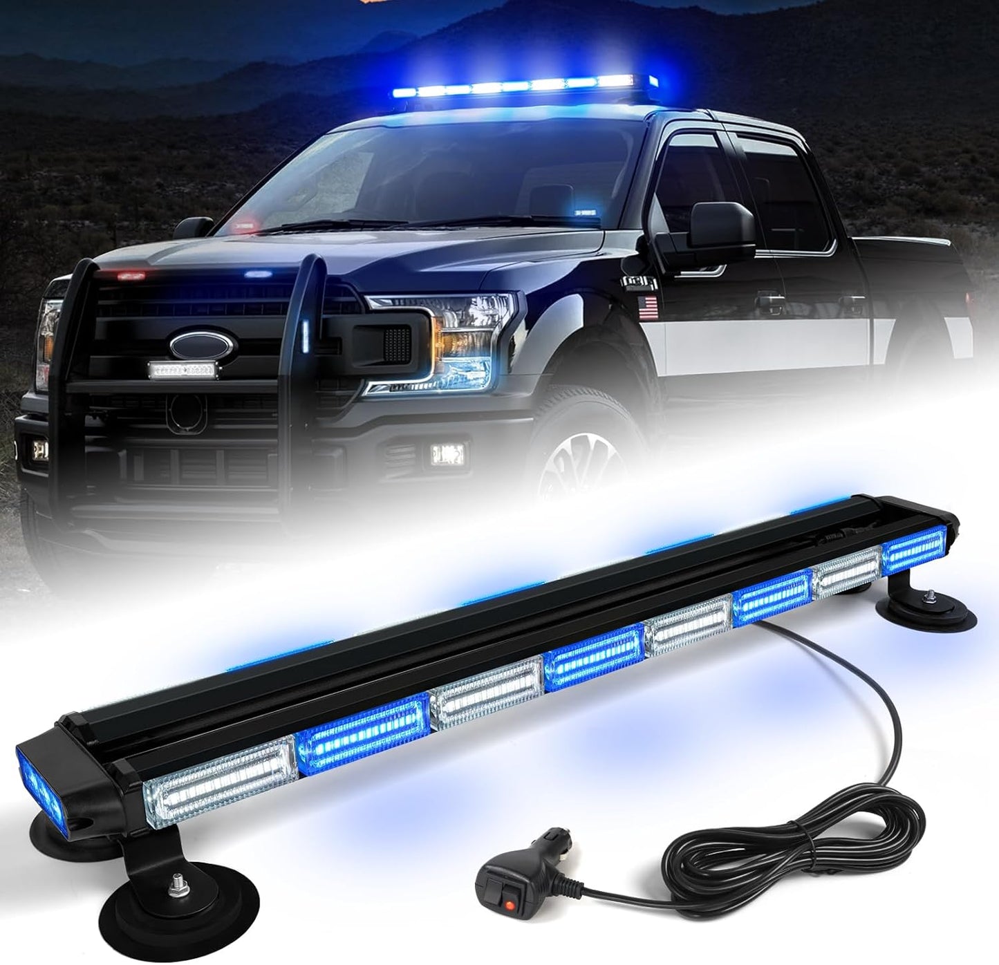 34inch LED Emergency Rooftop Strobe Light Bar for Safety