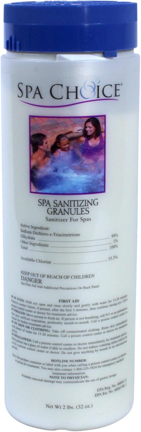 SpaChoice Premium Spa Sanitizing Granules for Hot Tubs