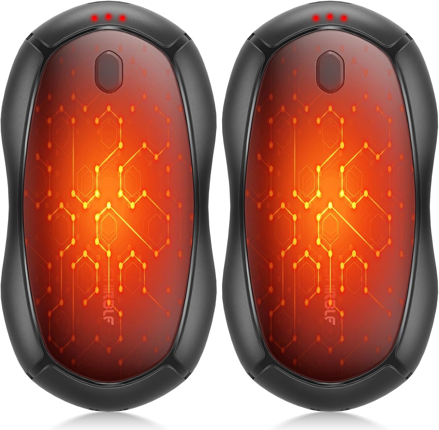 Pocket-Sized Rechargeable Hand Warmers - Long Lasting Heat