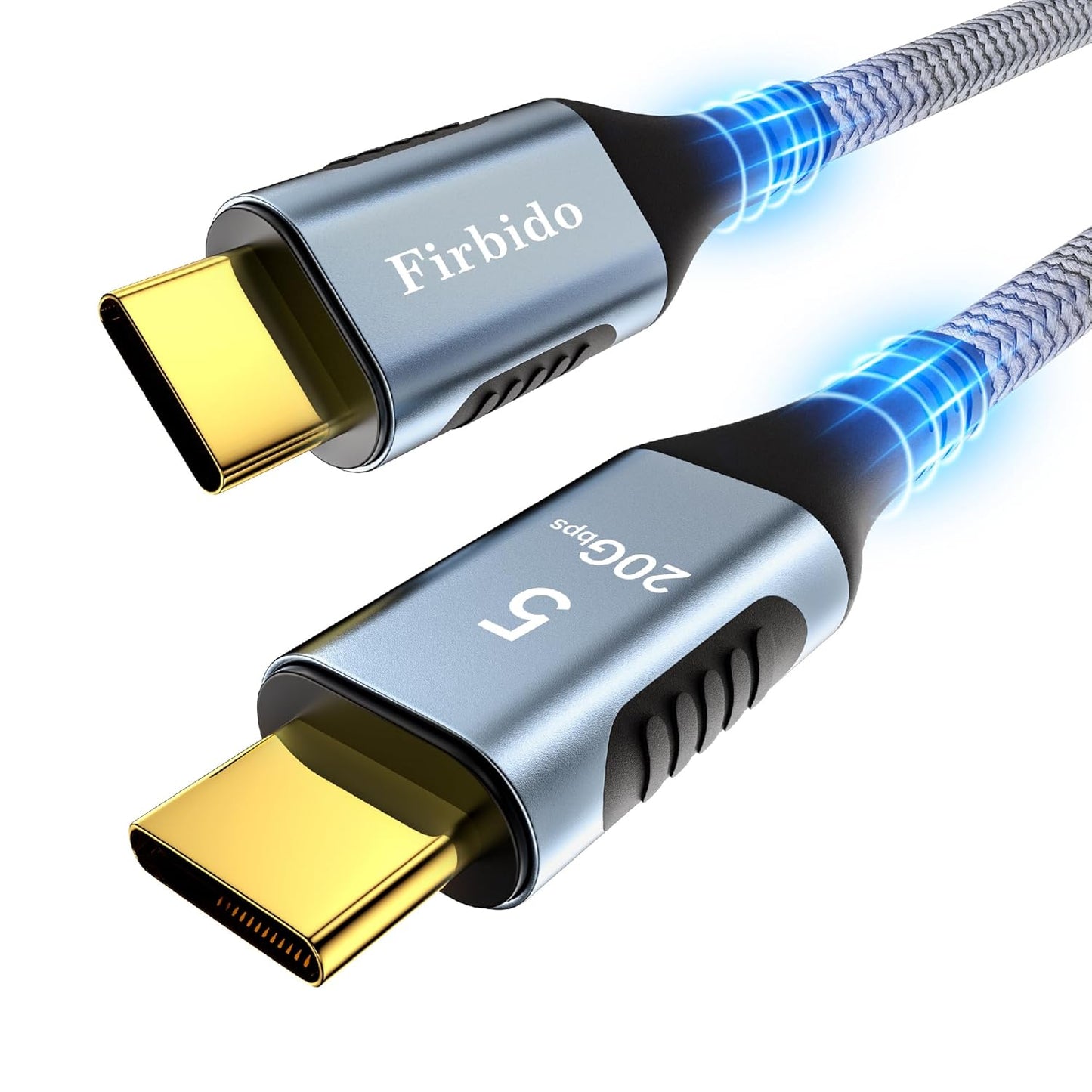 Lightning-Fast 15FT Thunderbolt 5 Cable: 20Gbps Speed