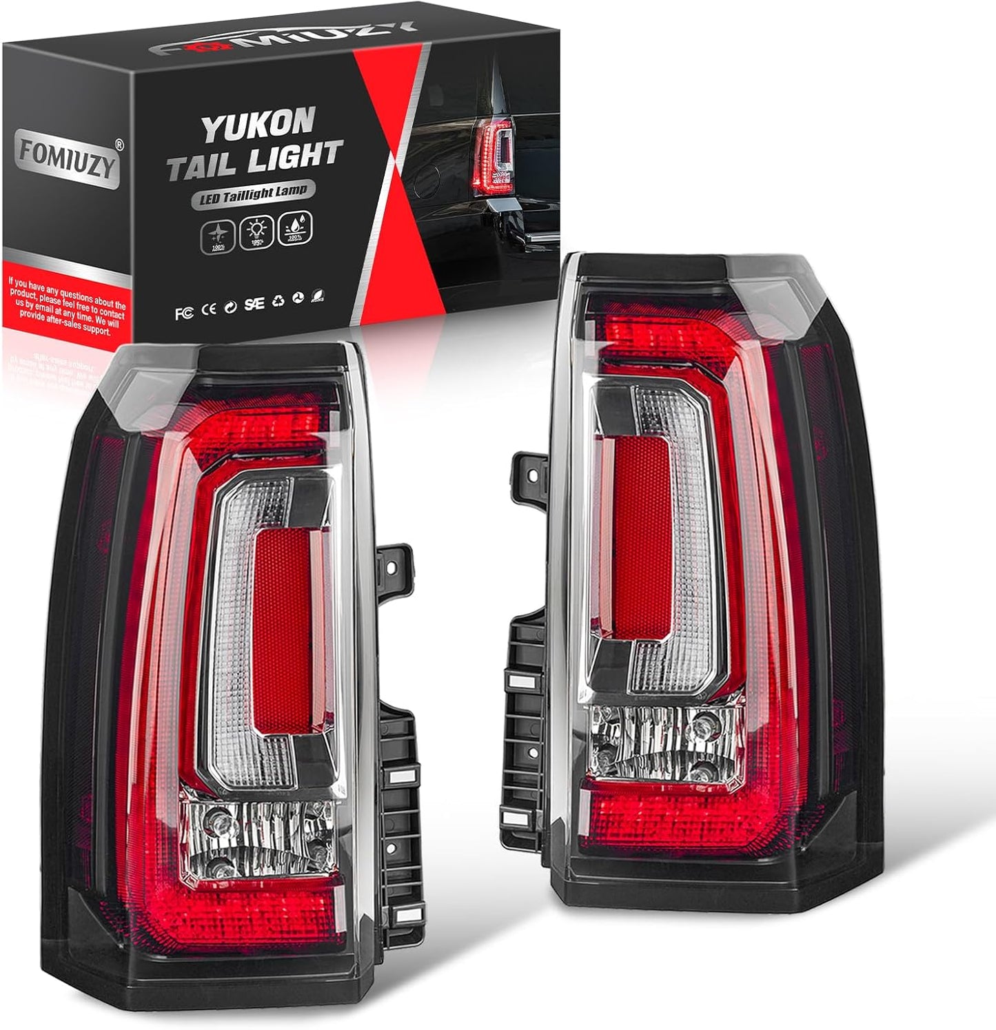 Left Driver Right Passenger Side Tail Lights Assembly for GMC Yukon