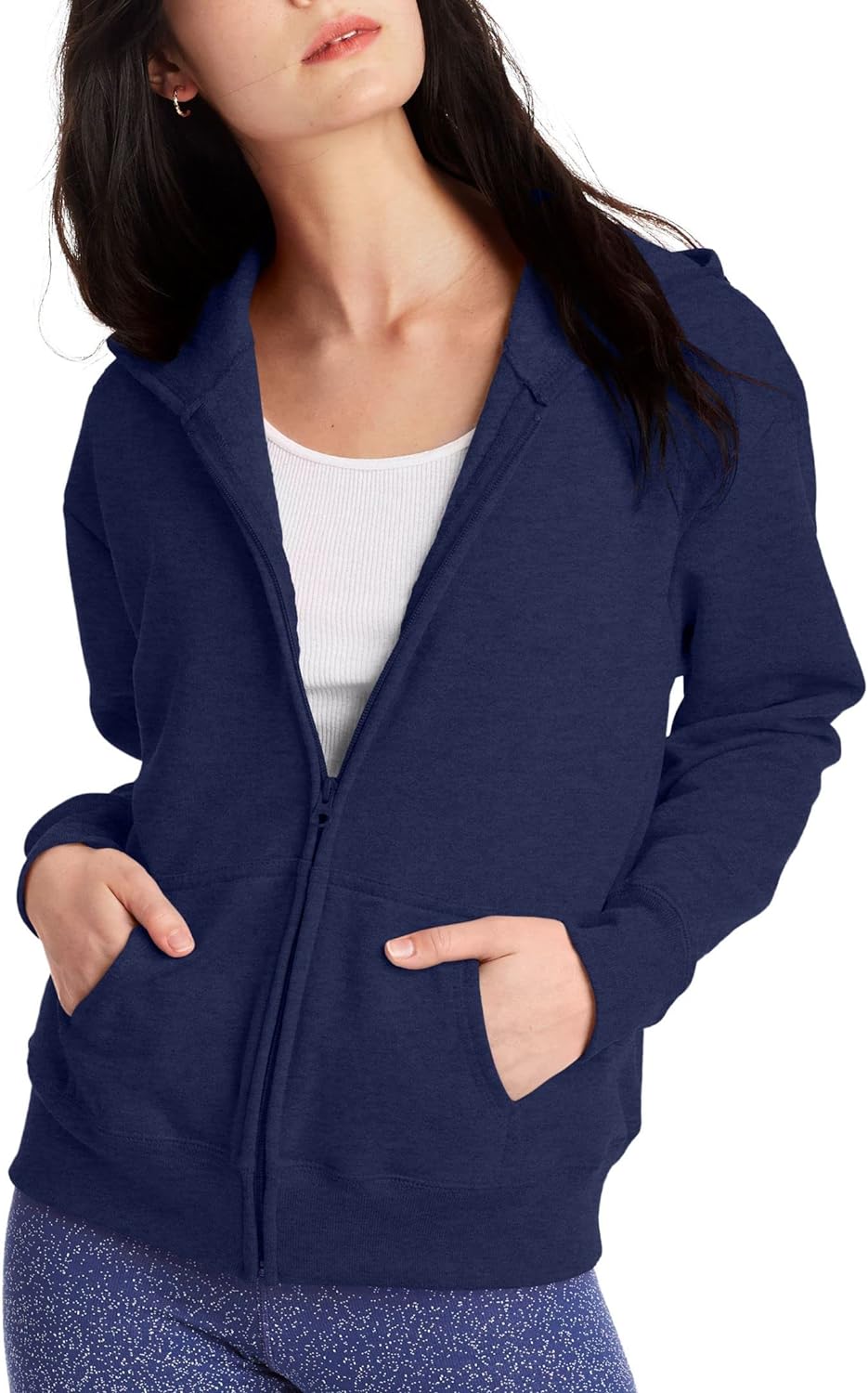 Hanes Eco-Friendly Zip Hoodie: Cozy & Sustainable Style