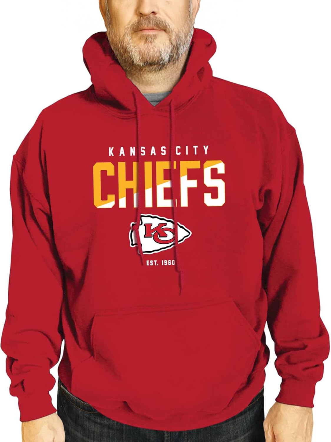 NFL Diagonal Fade Fleece Hooded Sweatshirt for True Fans
