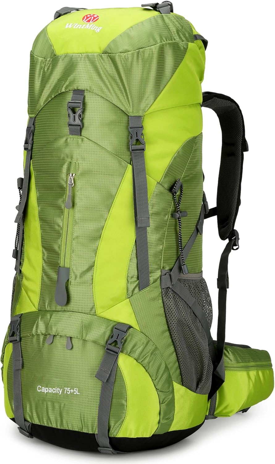 Waterproof 75L Hiking Backpack with Shoe Compartment