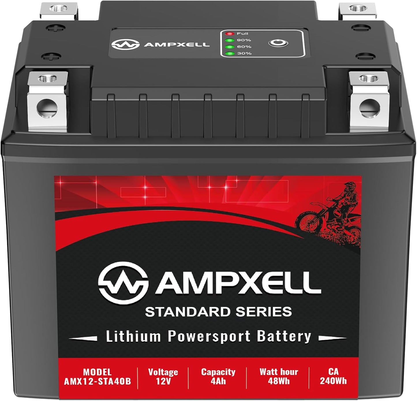 Lithium Motorcycle Battery YTX14AH-BS for Powersport Vehicles