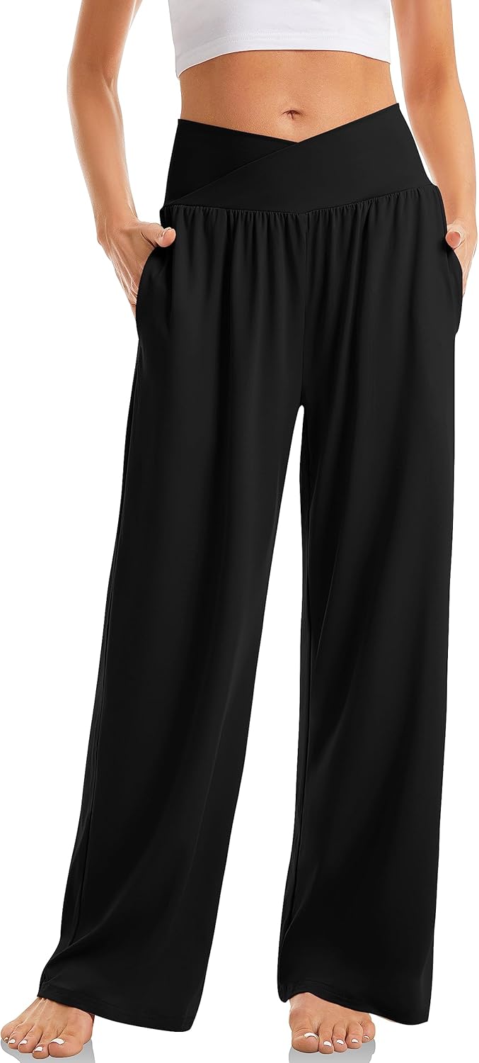 TARSE Wide Leg High-Rise Lounge Pants