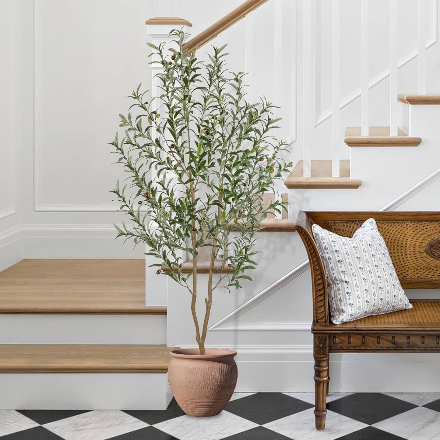 Artificial Olive Tree 6FT Tall Faux Plant for Home Office Decor