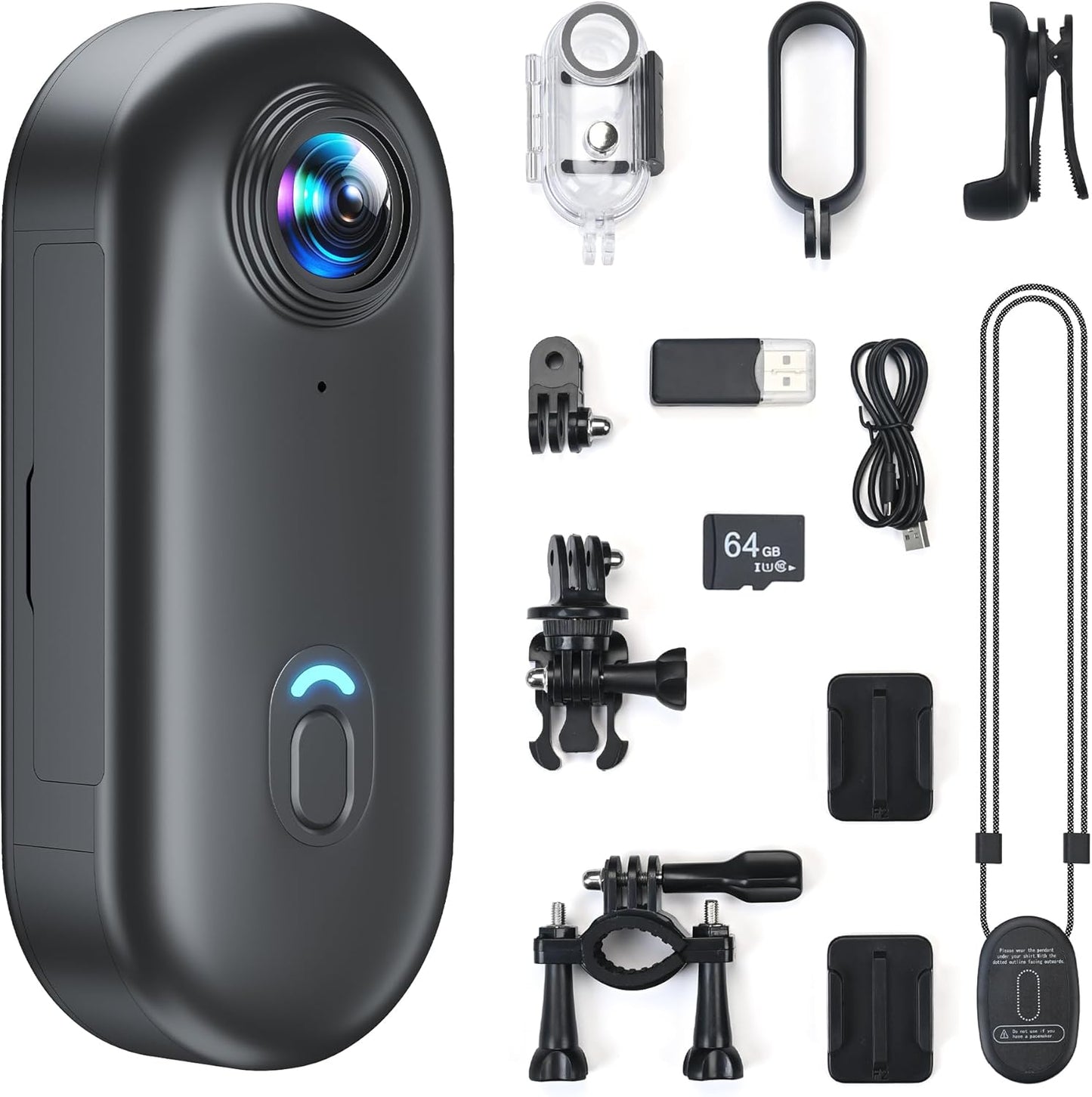 4K Mini Body Camera for Hands-Free Recording Anywhere You Go