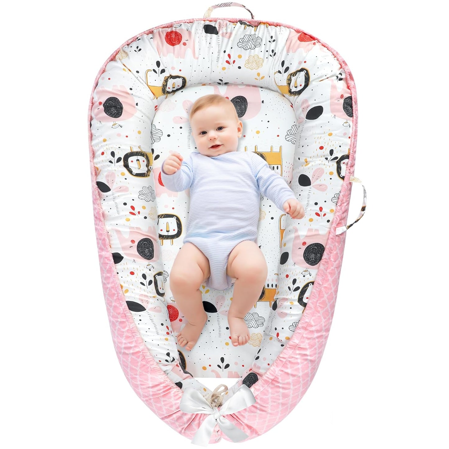 Soft & Portable Baby Lounger for Newborns by URMYWO