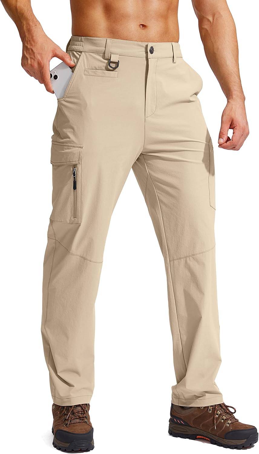 G Gradual Men's Hiking Cargo Pants Lightweight Quick Dry Tactical