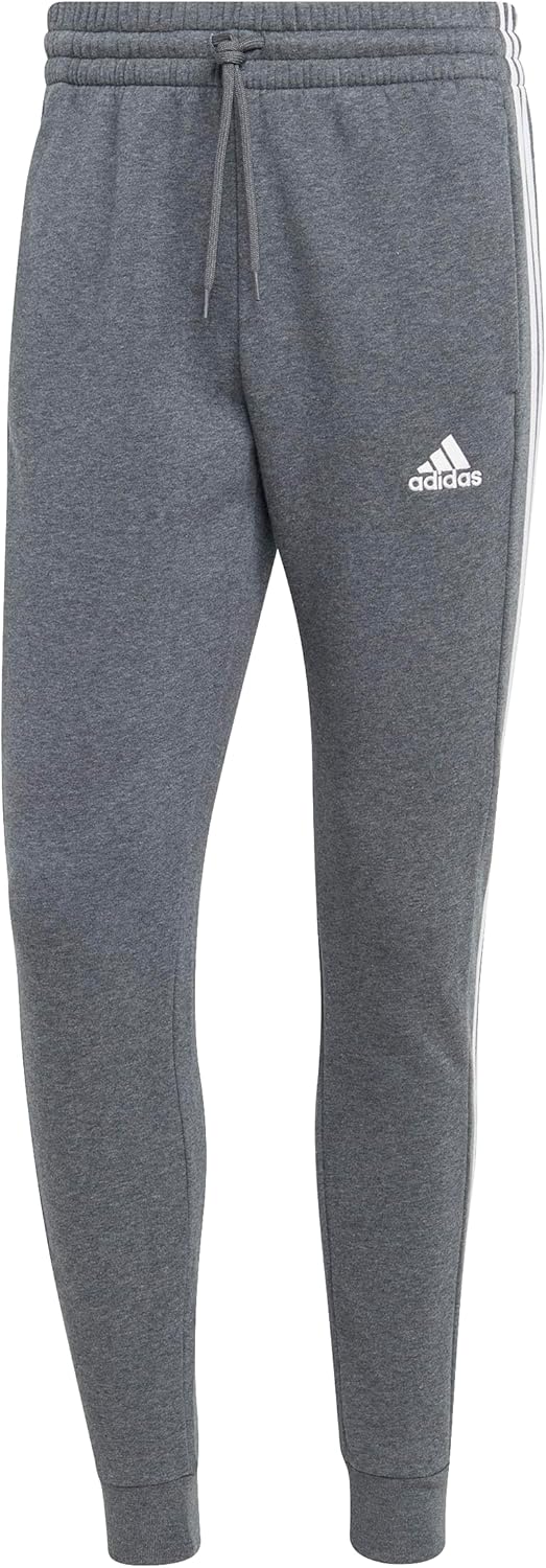 adidas Men's Essentials Fleece Tapered Cuff Pants for Comfort