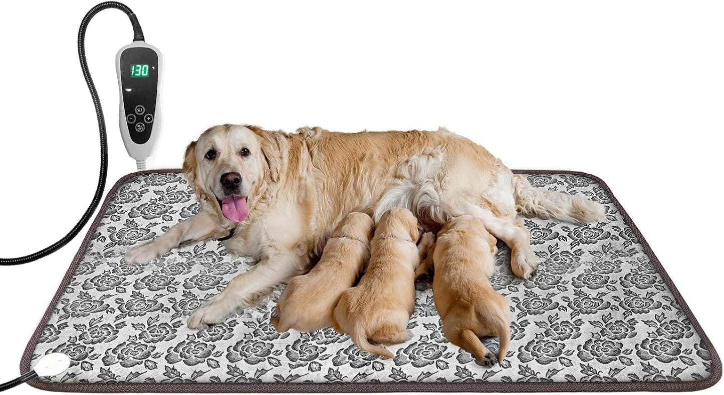 Extra Large Dog Heating Pad with Smart Thermostat for Pets