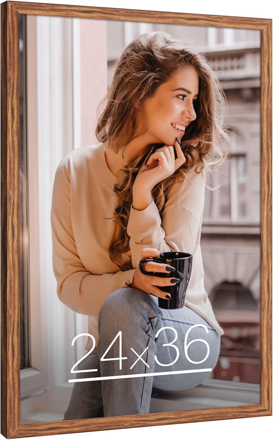 Rustic 24x36 Poster Frame for Stylish Home Decor Display