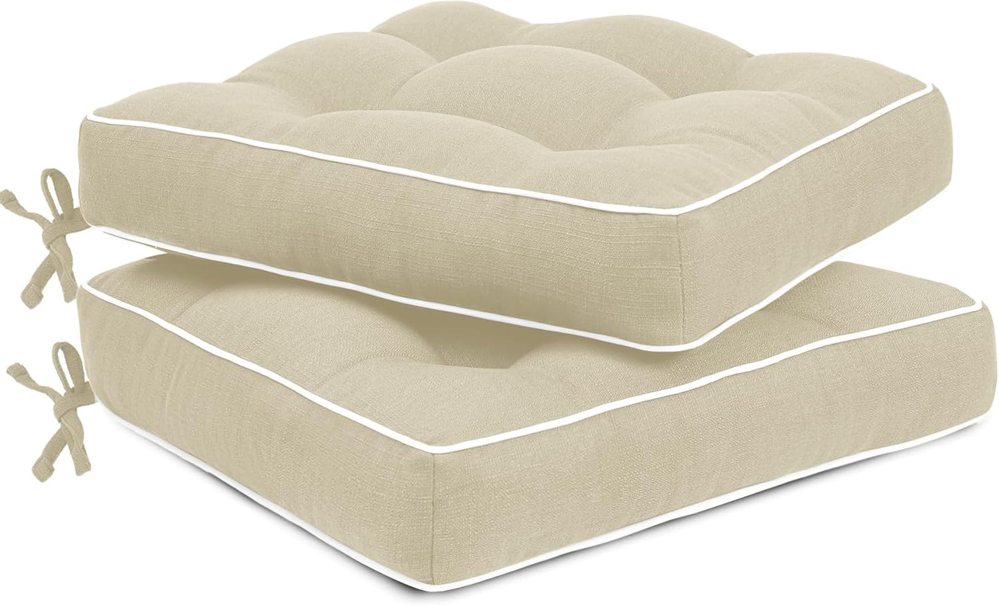 Favoyard Patio Cushions 19 x 19 Inch Water-Resistant Seat Cushions