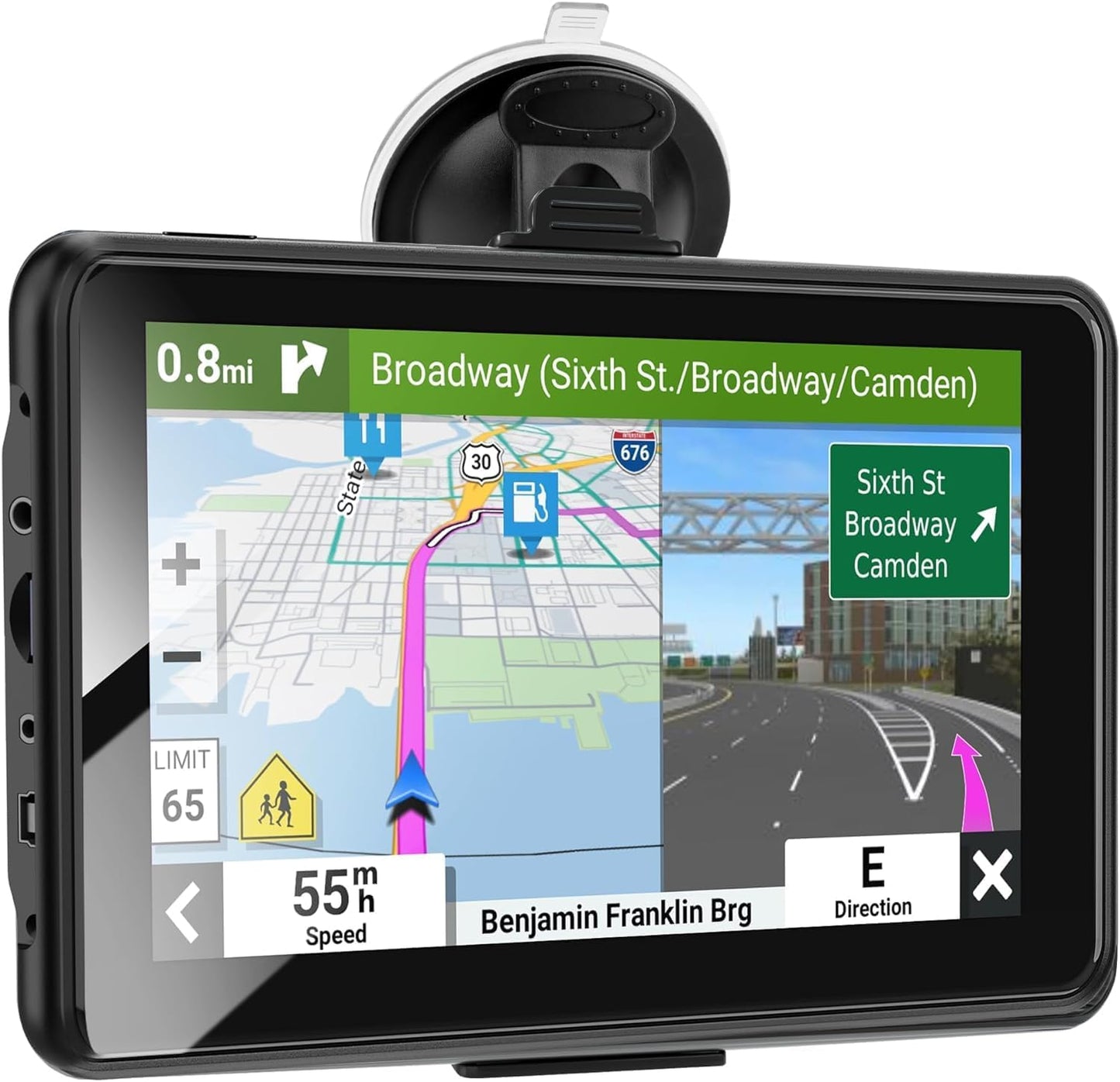 PRO GPS Navigator for Car and RV with 7in Screen and Updates