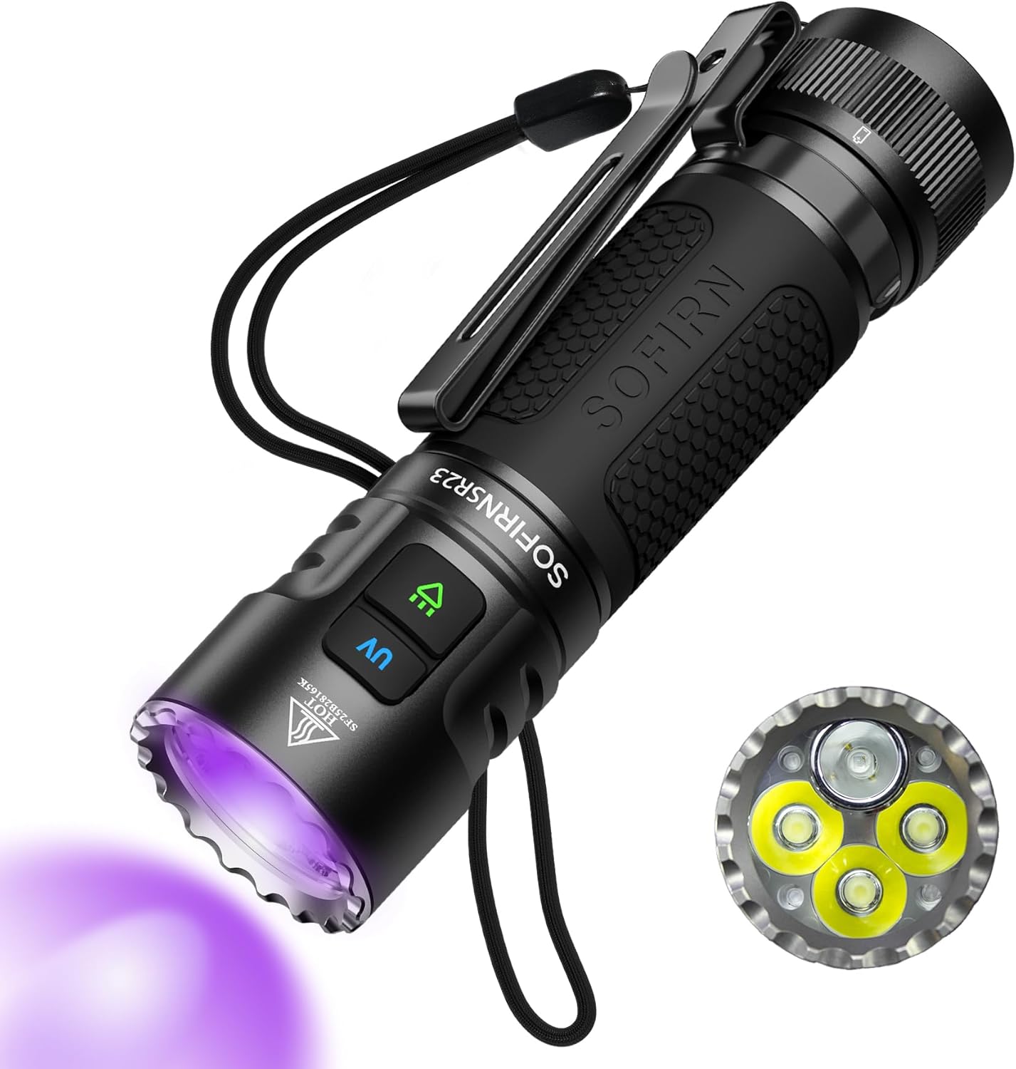 Sofirn SR23 EDC Flashlight: 3300 Lumens USB C Rechargeable