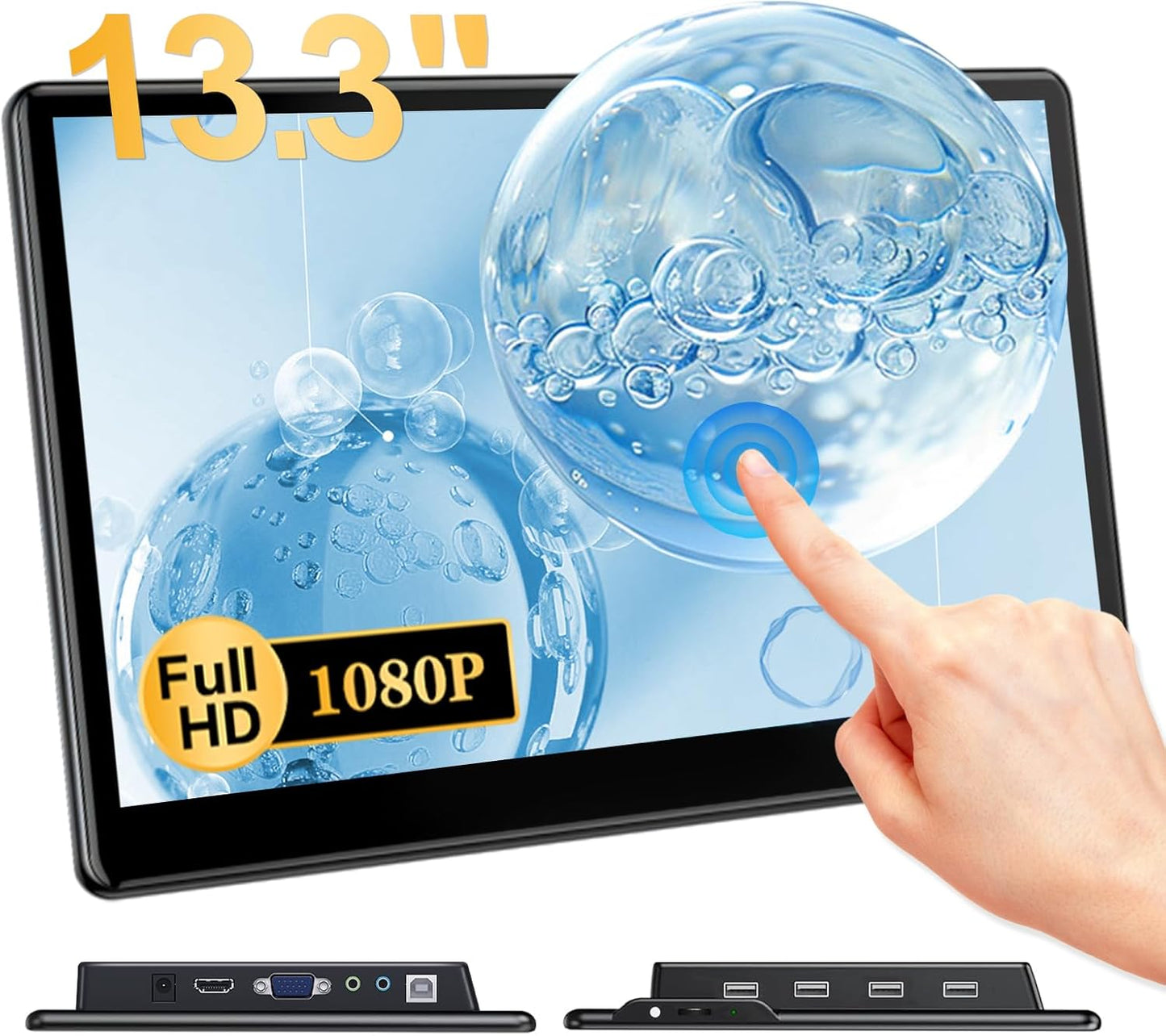 Gallagher 13.3'' Touch Screen Monitor - Ultimate Portable Convenience