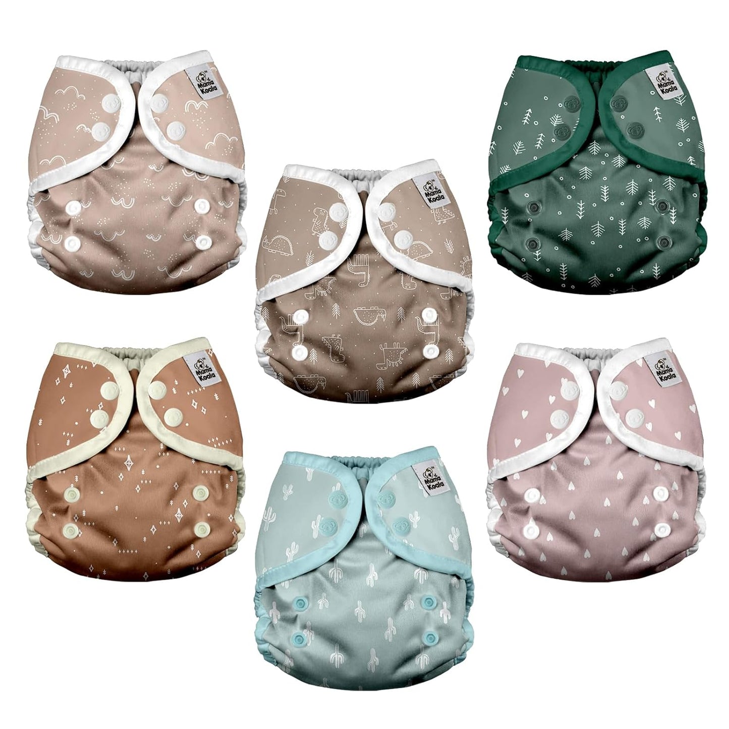 Mama Koala Adjustable Cloth Diaper Cover - Leak-proof Double Gusset!