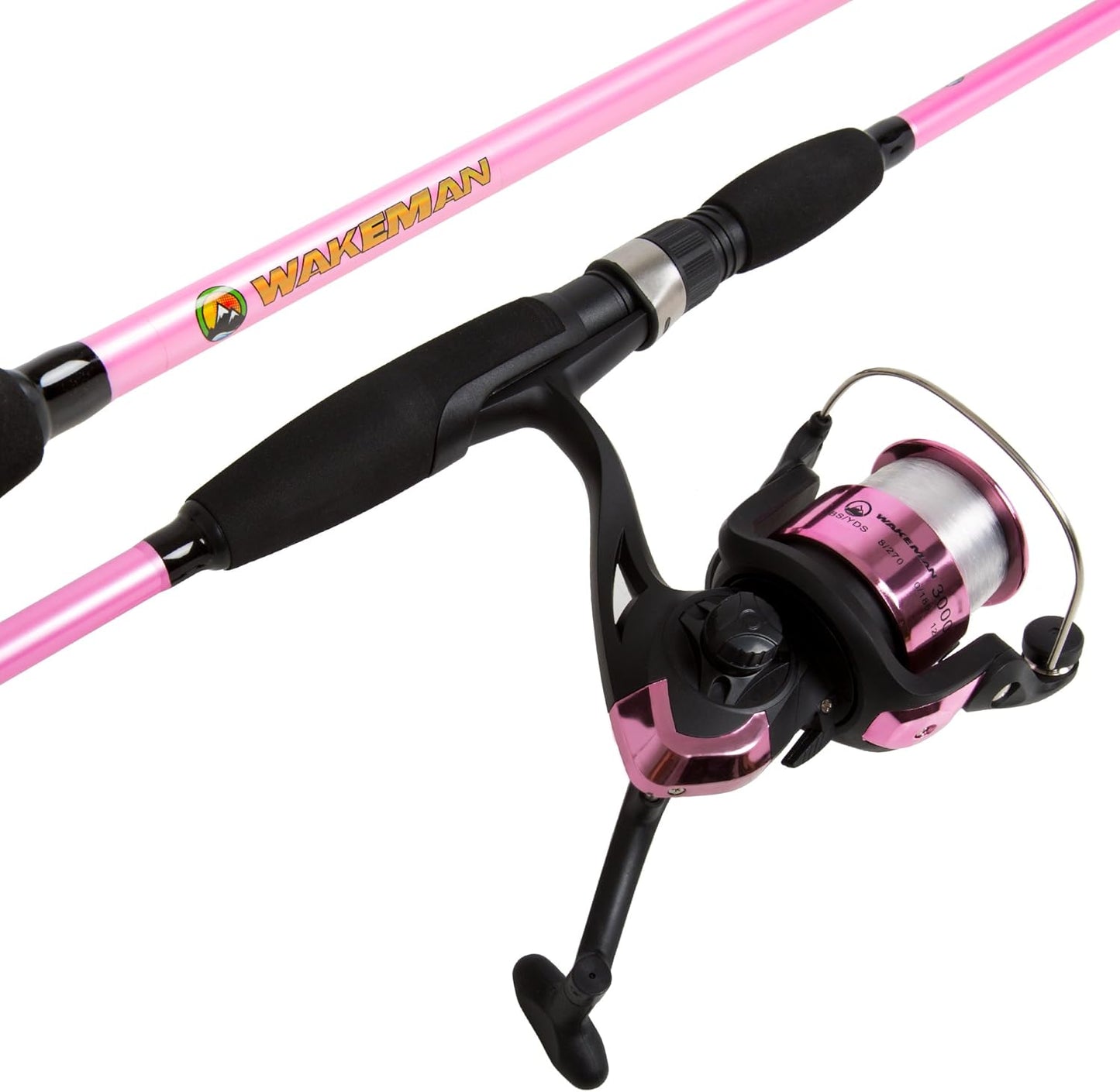 Wakeman 2pc Medium Action Rod & Reel - Bass & Trout Gear