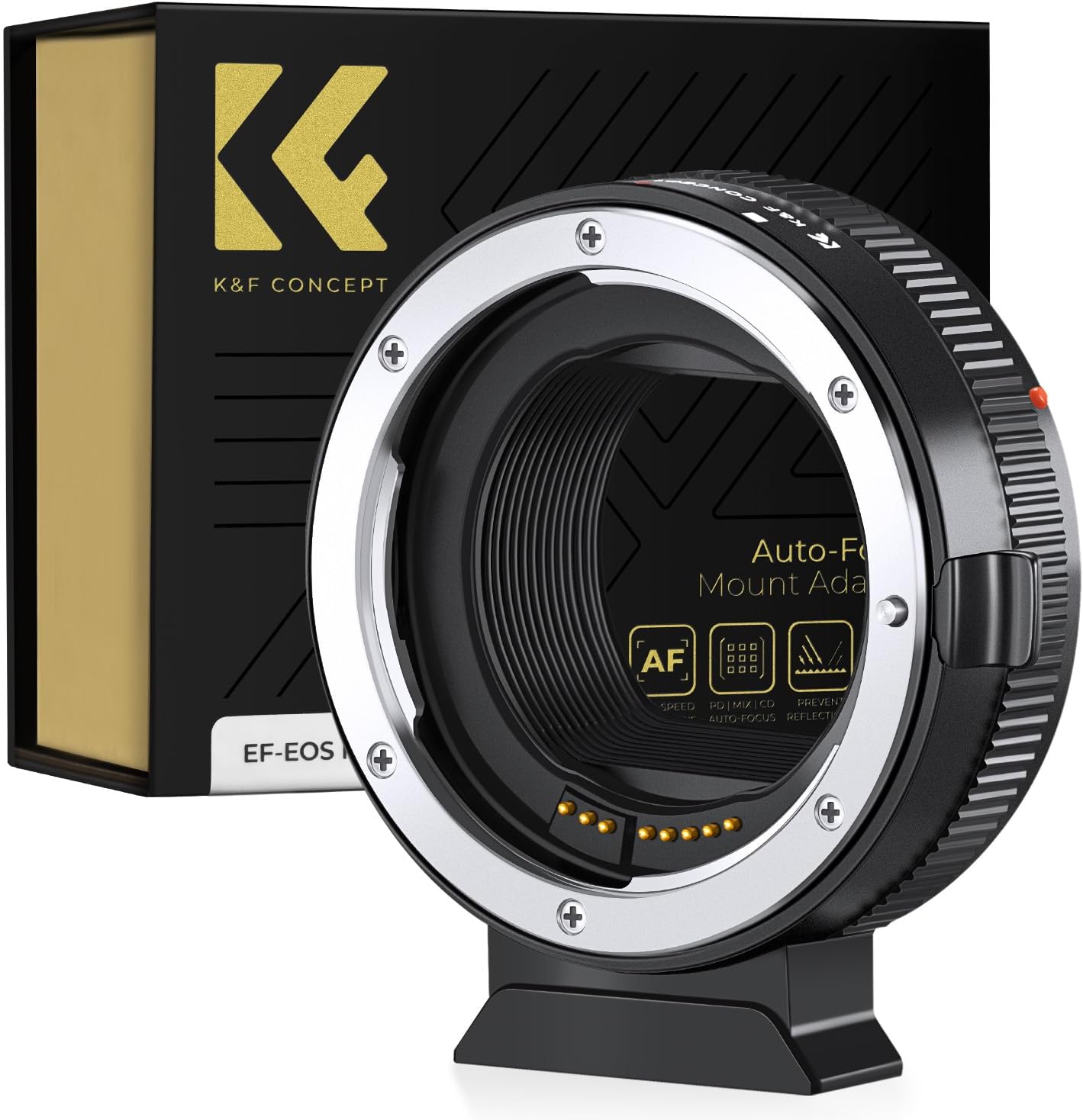 K&F Concept EF to EOS R Adapter for Canon Cameras - Auto Focus