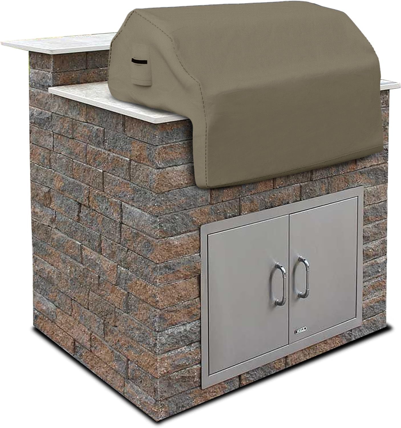 Durable Outdoor Grill Cover with Air Pocket & Elastic Fit