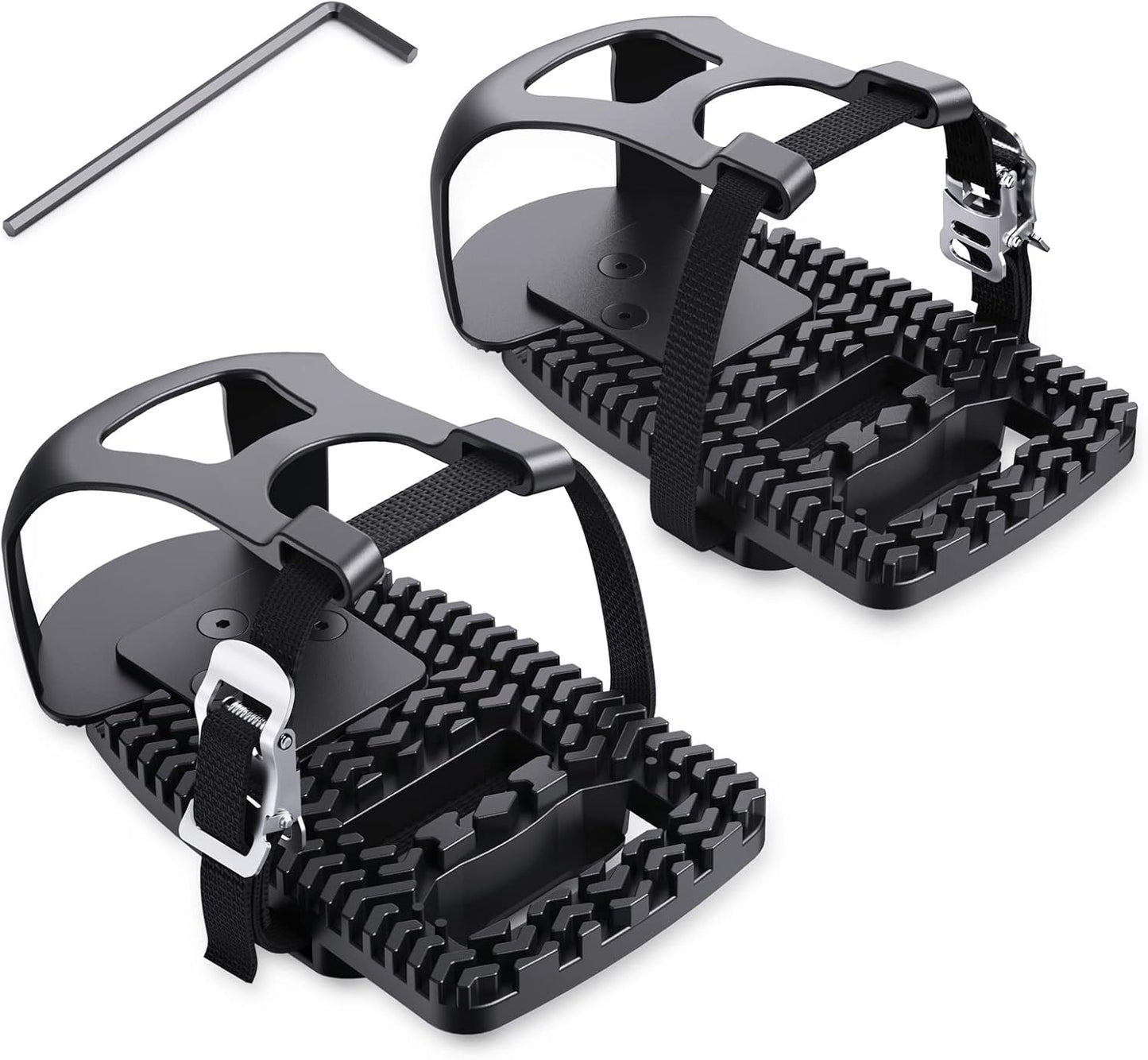 Toe Cages for Peloton Bike - Kelecuia Pedal Adapters for Sneakers