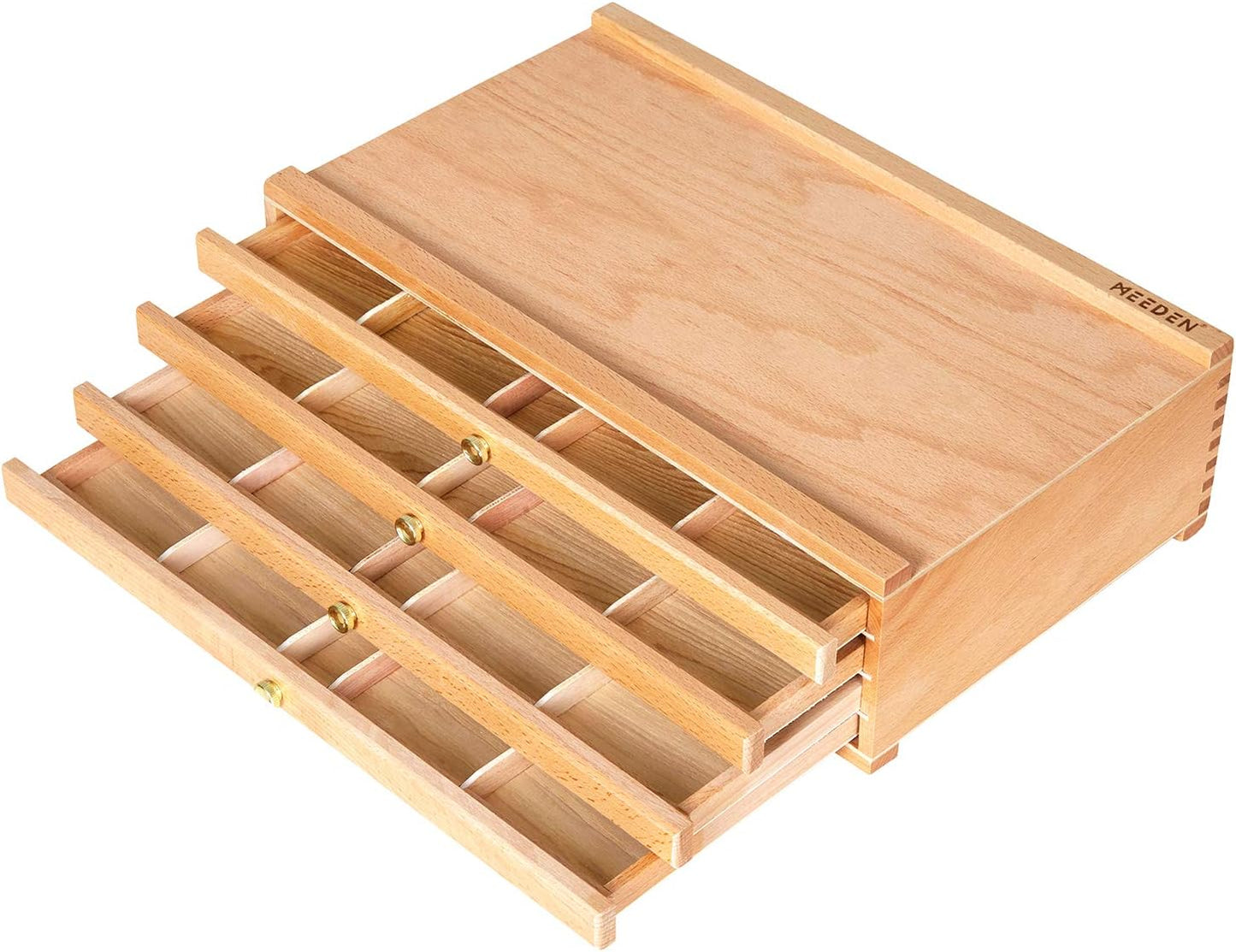 Portable 4-Drawer Artist Supply Storage Box for Organizing Art