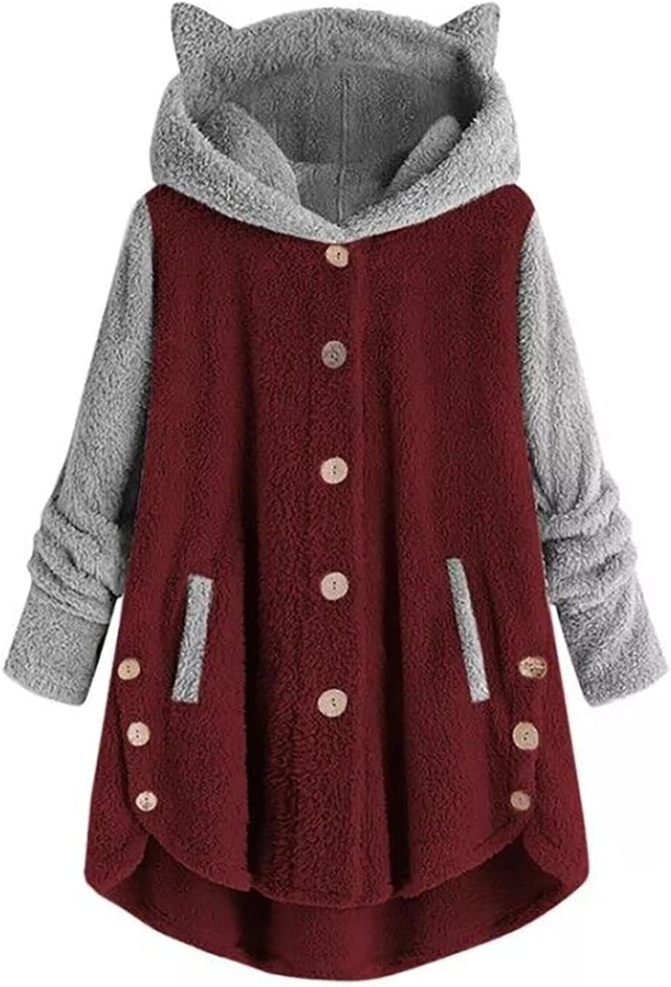 Cute Plus Size Cat Ear Hoodie for Fashionable Flair