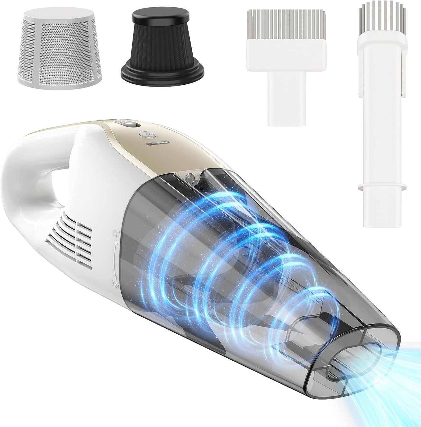 Powerful 16000Pa Cordless Car Vacuum with LED Screen - MYUAKO