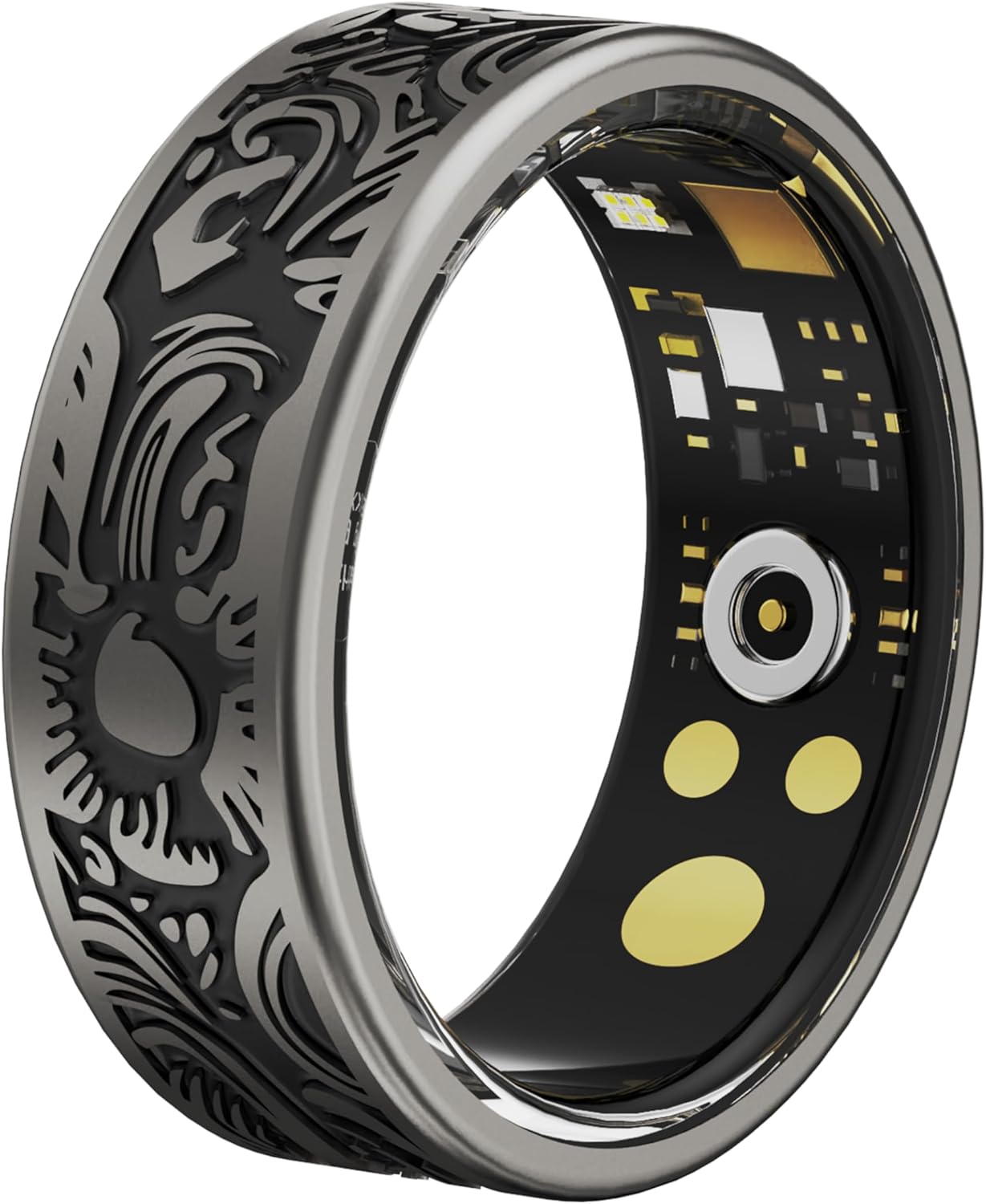 Smart Health Tracker Ring - Monitor Sleep, Steps & Heart Rate!