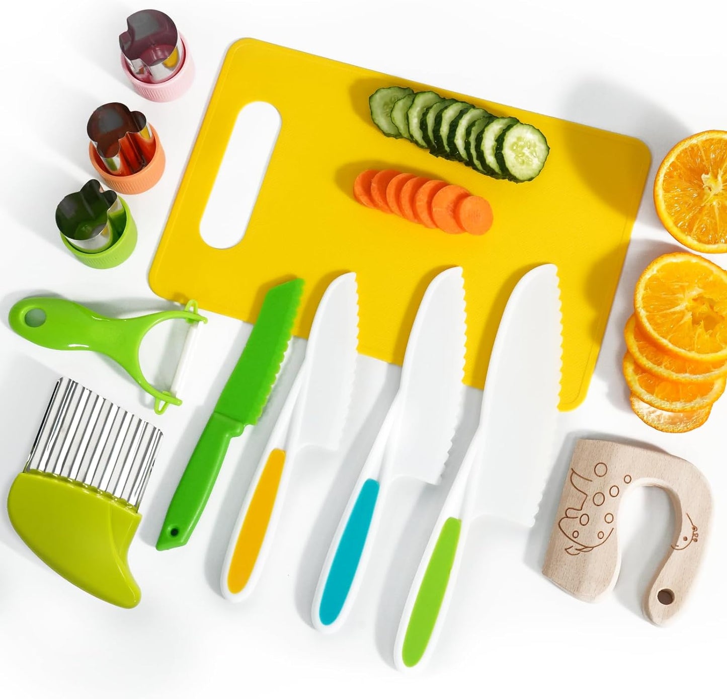 Montessori Kids Knife Set - Real Cooking Fun!